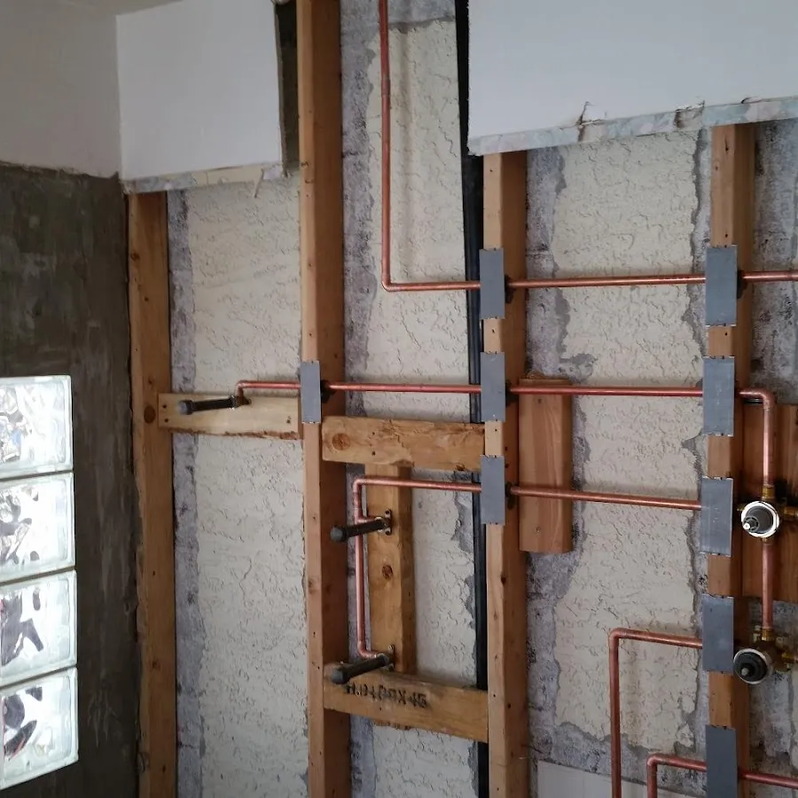 Copper pipe installation for Repiping in Tisbury